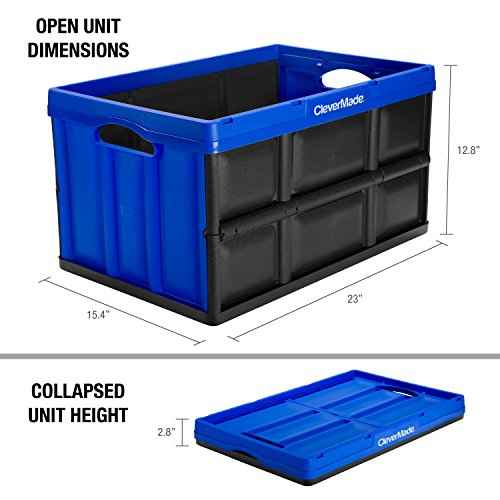 CleverCrates 62 Liter Collapsible Storage Bin