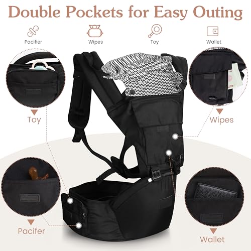 Baby Carrier with Hip Seat 6