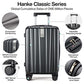 Luggage Sets 3 piece Carry On Luggage with Wheels PC Hard Shell Suitcases Lightweight Checked Travel Luggage Large Travel Suitcase Woman Men 20 (3 Count)