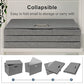 Large 17" 36 Quart Collapsible Stackable Storage Bins with Lids