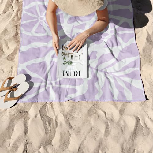 Microfiber Beach Towel for Adults with Bag