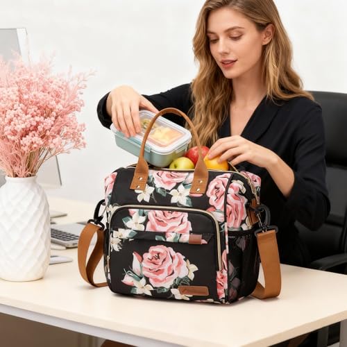 Lunch Box for Women Adult Insulated Lunch Bag for Female Teacher Nurse Mom