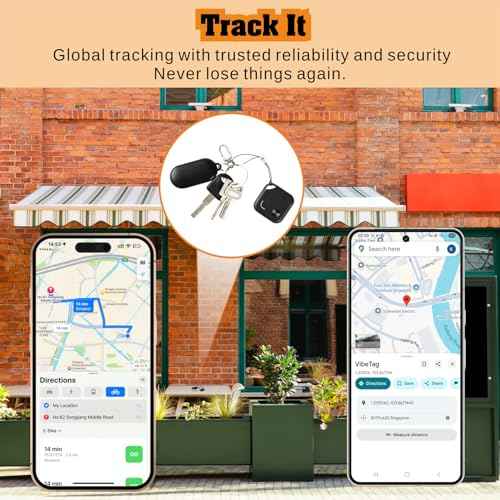 Dual System Bluetooth Tracker Tags for Android & iOS