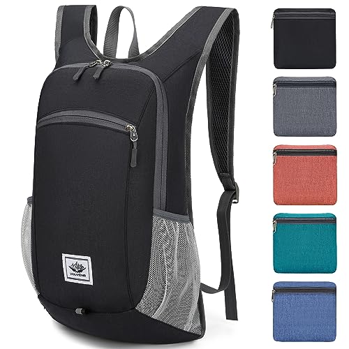 15L Lightweight Hiking Backpack Foldable Small Travel Backpack Packable Camping Backpack for Women Men
