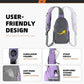 Sling Bag RFID Crossbody Sling Backpack Cross Body Shoulder Bag Travel Hiking Daypack for Women Men