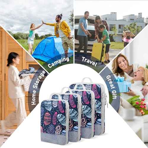 4 Set Compression Packing Cubes