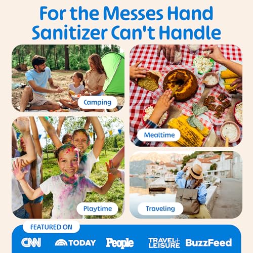 Mini Hand Sanitizer Wipes Travel Size 30 Pack (240 Count)