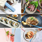 6 Pieces 18 8 Stainless Steel Flatware Set Portable Reusable Cutlery Set Travel Utensils Set Including Chopsticks Knife Fork Spoon Straws Cleaning Brush Dishwasher Safe (6 Count)