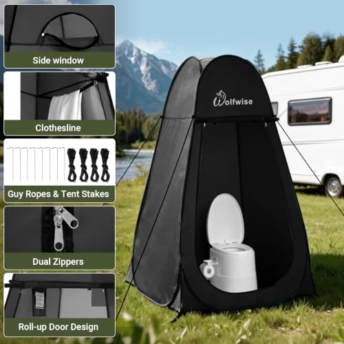 Pop Up Shower Tent for Camping Essentials