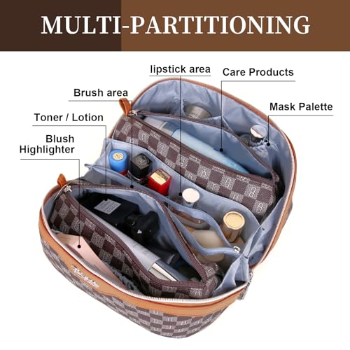 Travel Makeup Bag Organizer Cosmetic Bag (3 Count)