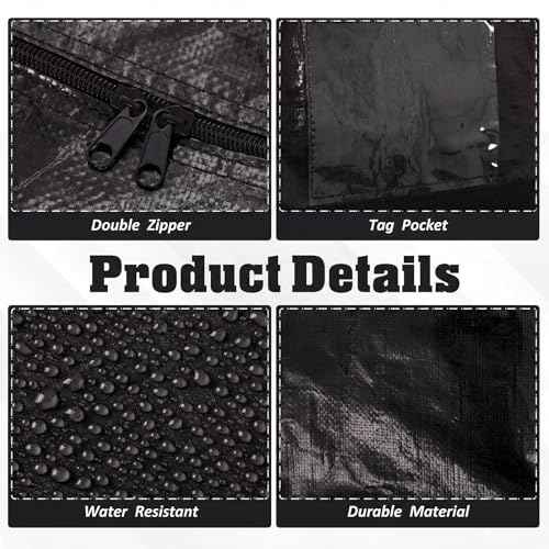 4 Pcs 169 Gallon Extra Large Moving Bags Heavy Duty Storage Bag (4 Count)