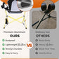 Hammock Camping Chair with Footrest & Breathable Mesh Back 400 lbs