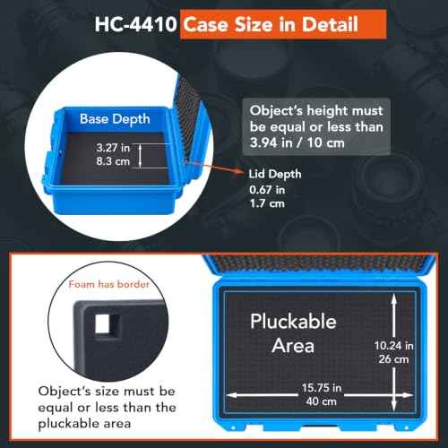 HC 4410 Waterproof Hard Case with Foam
