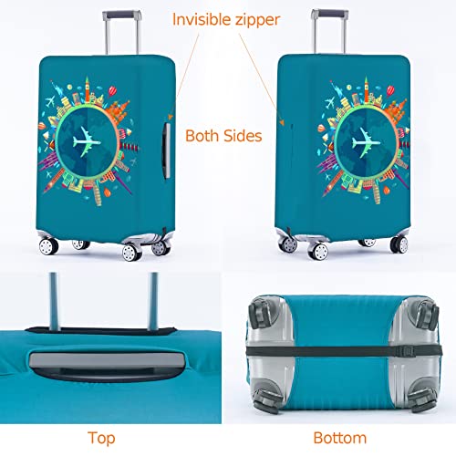 Travelkin Suitcase Covers For Luggage Tsa Approved Luggage Covers Protector