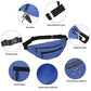 Large Blue Crossbody Fanny Pack for Women Men