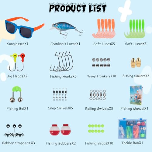 Kids Fishing Pole Set