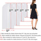 Suit Bags for Closet Storage Garment Bag 24''X40'' Clear Garment Bags for Hanging Clothes (6 Count)