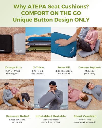 Inflatable Seat Cushion (2 Count)
