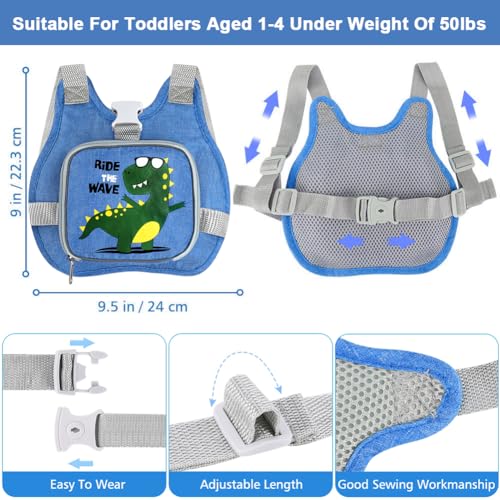 Toddler Harness Leash+ Anti Lost Wrist Link