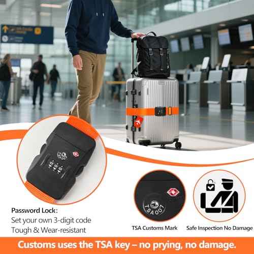 Luggage Straps for Suitcases TSA Approved