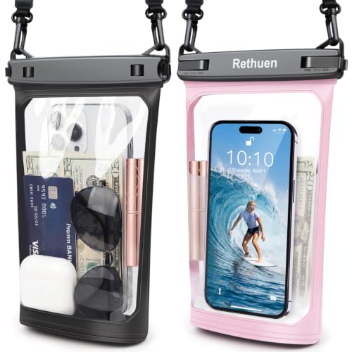 Large Floating Waterproof Phone Pouch (2 Count)