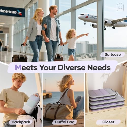 9 11 Set Compression Packing Cubes for Travel Essentials (9 Count)
