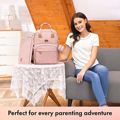 Diaper Bag Backpack with Portable Changing Pad