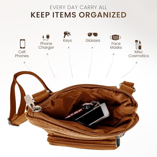 leather Crossbody Purses for Women