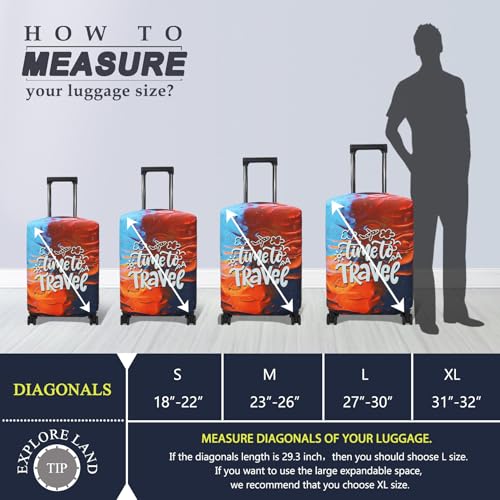 Luggage Cover Suitcase Protector Fits 18