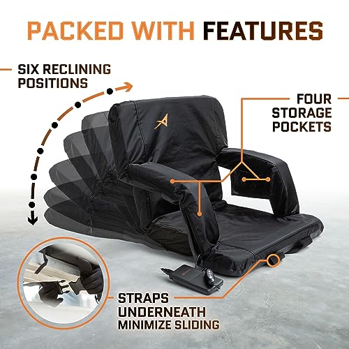 Heated Stadium Seats for Bleachers with Back Support