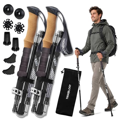 Trek Z Collapsible Hiking & Trekking Poles (2 Count)