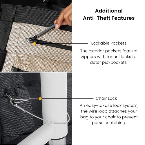 Soleil Anti Theft Convertible Backpack Tote