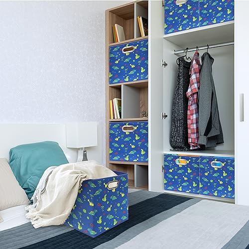13 Inch Foldable Cube Storage Bins with Handles (3 Count)