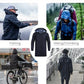 Men's Rain Coats With Hood Waterproof Rain Jacket With Pockets Trench Raincoat Men