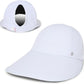 Ponyflo Sunblocker Wide Brim Hat - Oprah Awards Best Sun Hat - UV 50 Protection - Ponytail Sunhat for Women