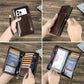 Personalized Family Passport Wallet for 4 Custom Engraved Name