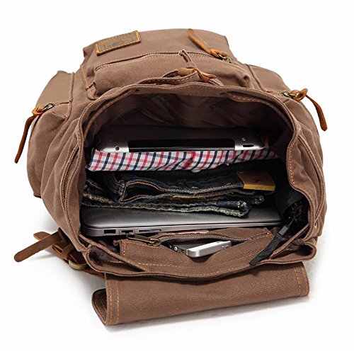 High Capacity Canvas Vintage Backpack