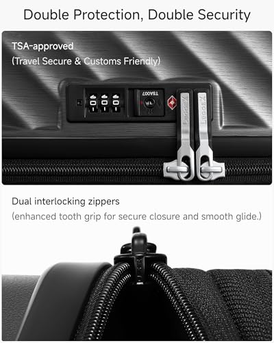 Expandable Trunk Checked Suitcase