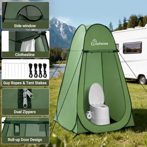 Pop Up Shower Tent for Camping Essentials