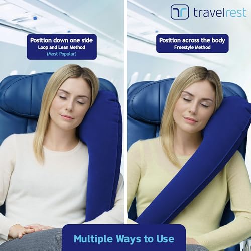 All-in-One Travel Neck Support & Body Pillow - Blue