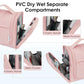 Large Hanging Toiletry Bag for Women Travel Makeup Bag Organizer Toiletries Bag Dry Wet Separation