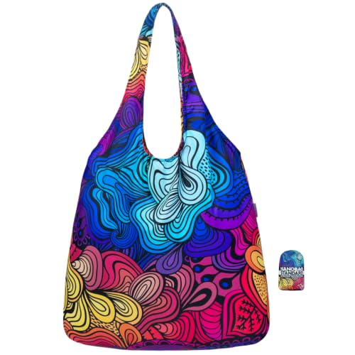 Standard 19L Tote Foldable Packable Reusable Grocery Shopping Bag