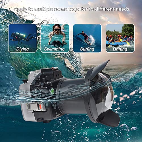 40M 130ft Underwater Camera Housing Waterproof Case for Nikon Z7
