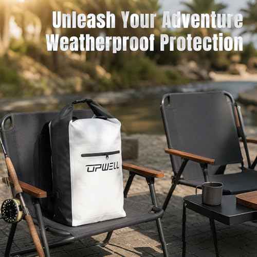 20L Waterproof Dry Bag Boating Backpack for Travel Hiking Camping Kayaking Hiking Swimming Floating Submersible Dry Bag bright white