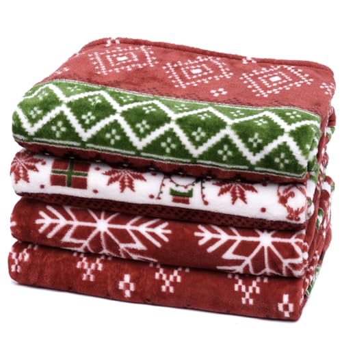 Printed Fleece Blanket Twin Size
