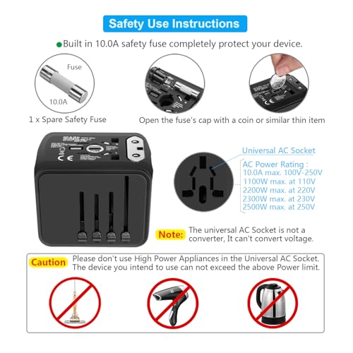Universal International Travel Power Adapter