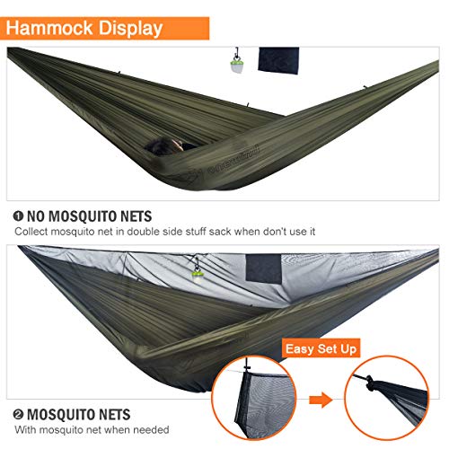 11ft Camping Double Hammock with Mosquito Net