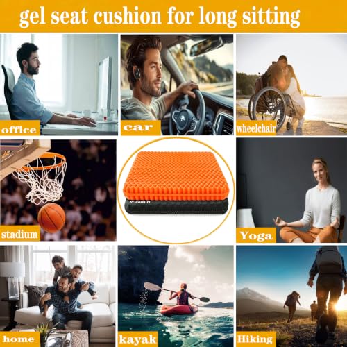 Extra Plus Size Gel Seat Cushion for Long Sitting