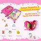 Kids Luggage 12" Toddler Backpack & 16" Travel Suitcase with Wheels