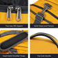 Duffel Backpack Gym Bag with Shoe Compartment Yellow 55L